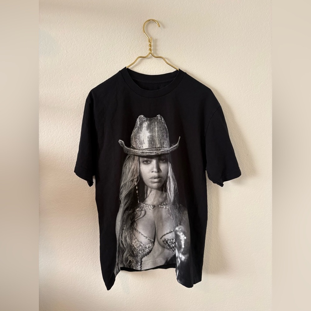 Beyonce renaissance tour shirt cowgirl hat large